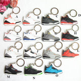 Premium Nike Air Jordan 3 Key Chains - 17 Colorways