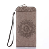 Embossed Flip Stand Case For Samsung Galaxy S8