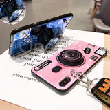 Gypsum Series - Retro Camera With Free Lanyard Case for iPhone