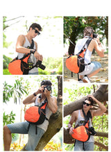 Casual DSLR Sling Bag with Rain Cover