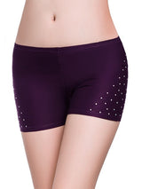 Belly Dancing Fitted Short With Rhinestones