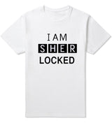 Novelty I AM SHERLOCKED Cotton Shirts